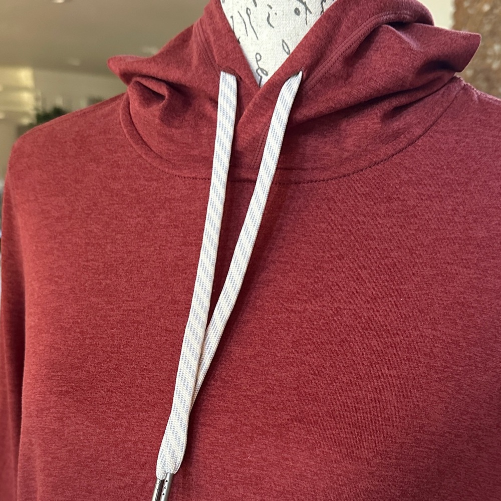 Vuori Rust Hoodie with Drawstrings - Picture 3 of 4